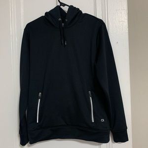 EUC GAP Woman Marled Hoodie Size S Color Black